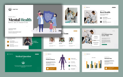 Modèle PowerPoint d'assurance maladie