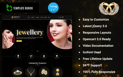 Reflect Jewellery — responsywny motyw OpenCart dla eCommerce