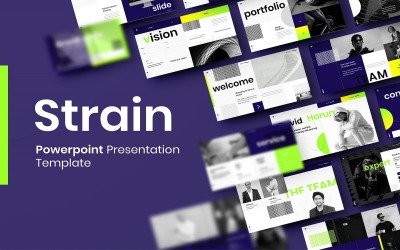 Strain – Business-PowerPoint-Vorlage