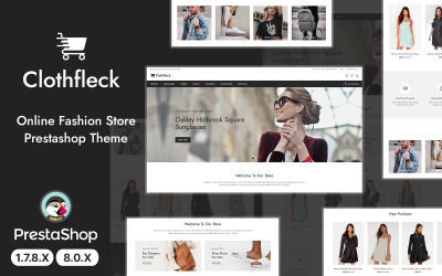 Clothfleck Fashion Designer Clothes PrestaShop Theme