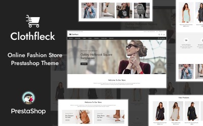 Clothfleck Fashion Designer Clothes Store PrestaShop Theme