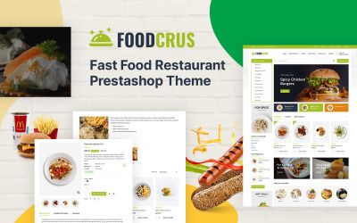 FoodCrus - Food Restaurant Store PrestaShop téma