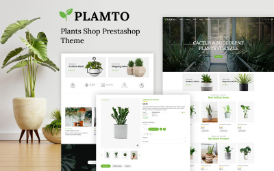 Plamto - Kert, virág- és növénybolt PrestaShop téma