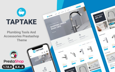 TapTake – sanitární, instalatérské a koupelnové doplňky Téma PrestaShop