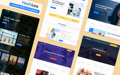 Yeahloo - Responsive Onepage and Multipage Bootstrap HTML Template