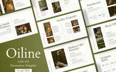 CBD-olja Presentation mall för Google Slides