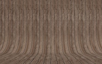 Curved dark brown Wood Parquet background