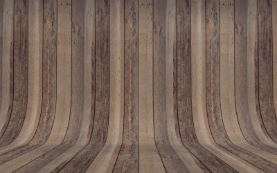 Curved Grunge Wood Parquet background.