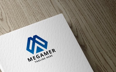 Me Gamer Letter M Pro-logotyp