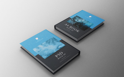 A4 Book Mockup PSD Template Vol 54