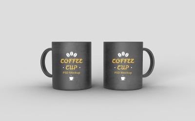 Modelo PSD de Mockup de Caneca de Café Vol 15