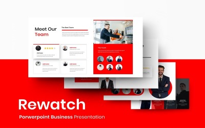 Rewatch - Plantilla de PowerPoint de negocios