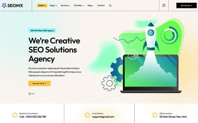 SeoMx - Seo &amp;amp; Digital Marketing WordPress Theme