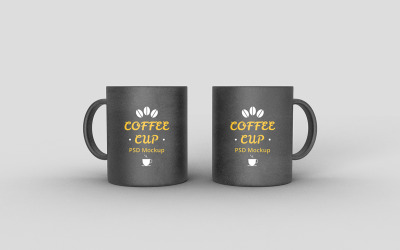 Tasse Kaffee Mockup PSD-Vorlage Vol. 15