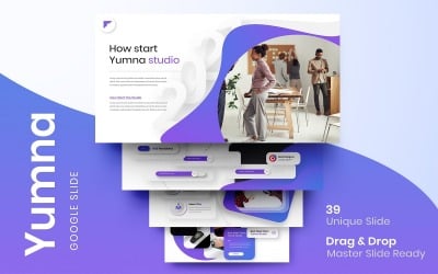 Yumna - Plantilla de diapositiva de Google de negocios
