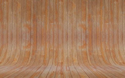 Curved orange grunge Wood Parquet background