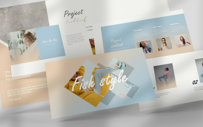 Modelli di note chiave in stile pesce