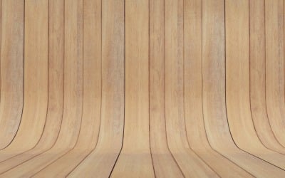 Curved Wheat And Peru Color Wood Parquet background