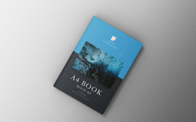 A4 Book Mockup PSD Template Vol 02