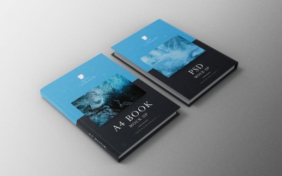 A4 Book Mockup PSD Template Vol 16