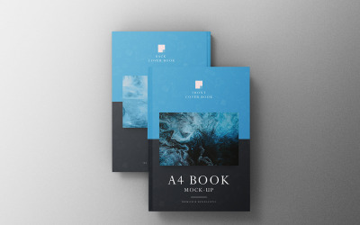A4 Book Mockup PSD Template Vol 21