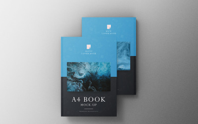 A4 Book Mockup PSD Template Vol 22