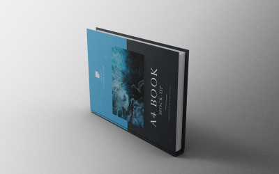 A4 Book Mockup PSD Template Vol 27