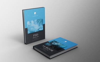 A4 Book Mockup PSD Template Vol 32