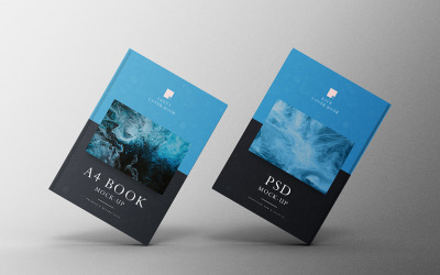 A4 Book Mockup PSD Template Vol 37