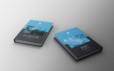 A4 Book Mockup PSD Template Vol 47