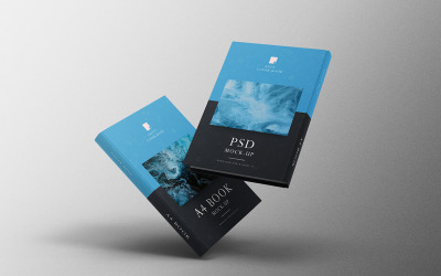 Modello PSD mockup libro A4 Vol 36