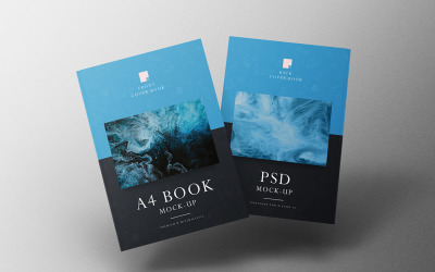 PSD шаблон макета книги формата А4, том 30