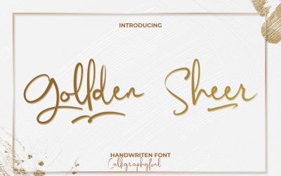 Golden Sheer Handwriting Font