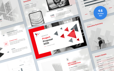 Projectiva - шаблон презентації основної пропозиції проекту