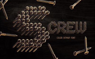 S-CREW - Bitmap Color Font