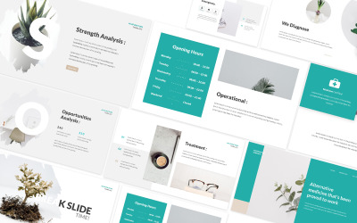 Acupunctuur Medische Powerpoint-sjabloon
