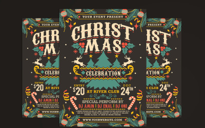 Christmas Celebration Flyer Templates vol 2