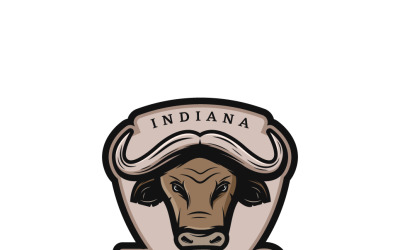 Шаблон логотипу Buffalo для компанії
