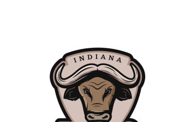 Şirket için Buffalo Logo Şablonu