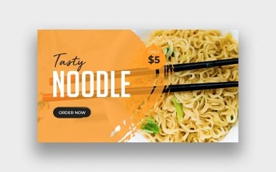 Noodle YouTube Thumbnail-Vorlage