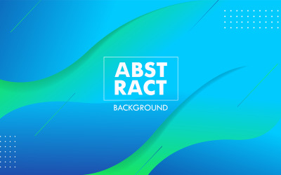 Abstract Blue Green Elegant Concept Geometric Background