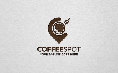 Šablona loga Coffee Spot