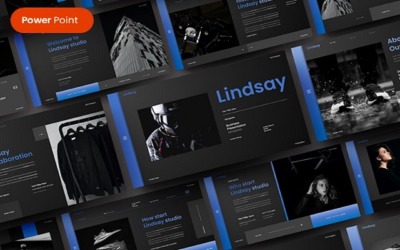 Lindsay – PowerPoint-mall för företag