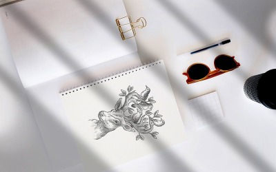 Logo Mockup PSD Template Vol 52