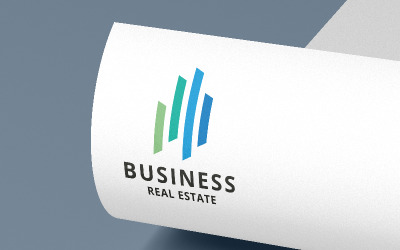 Шаблон логотипа Business Real Estate Pro