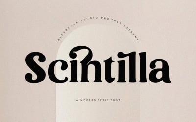 Scintilla - Modern Serif Font