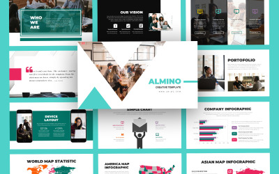 Almino 商业谷歌幻灯片模板