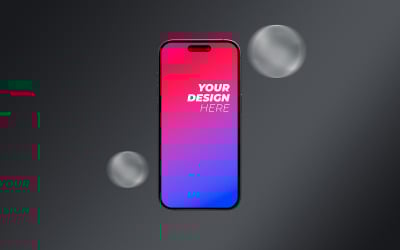 Premium iPhone 14 pro Maxmockup Template