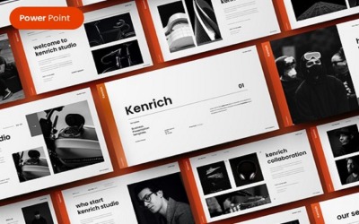 Kenrich – Modèle PowerPoint d&amp;#39;entreprise