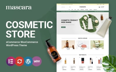Mascara - Kosmetisk och skönhet WooCommerce-tema